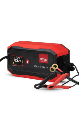 AMiO 04528 - prostownik cyfrowy LiFePo4 10A 12/24V - 1