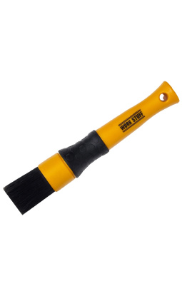 Work Stuff Detailing Brush Black Ultra Grip 22mm - pędzelek detailingowy z twardym włosiem - 1