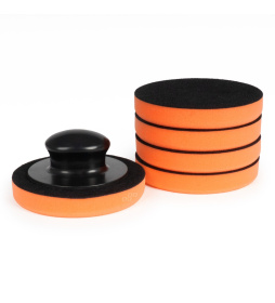 AMiO 02903 - zestaw gąbek do woskowania z uchwytem 5 szt. 