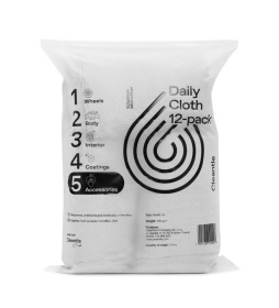 Cleantle Daily Cloth 12pak - uniwersalna mikrofibra zestaw 12 szt.