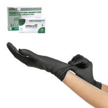 Detailing House Rękawiczki nitrylowe czarne L - 1