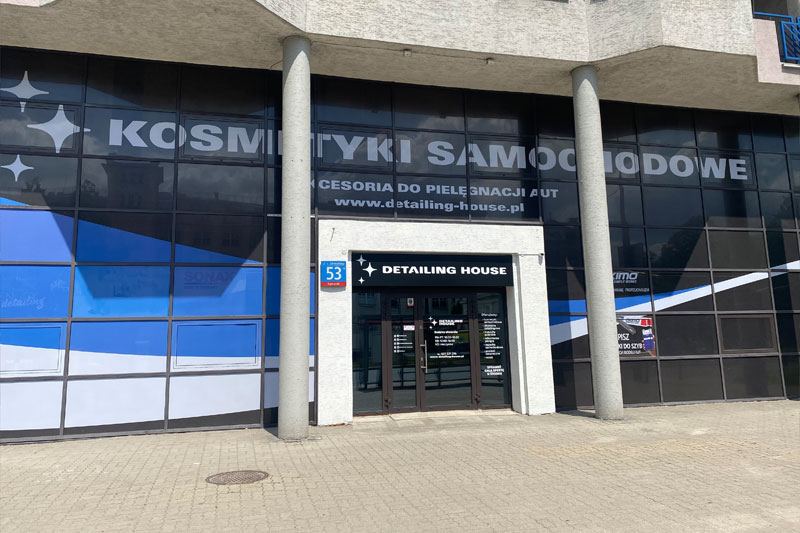 Wejście do sklepu Warszawa